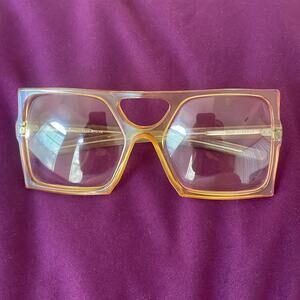 ANGLO AMERICAN Super RARE OVERSIZE Mod Sunglasses Vintage Square Frames HUGE